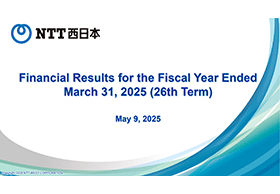 Financial Results for the Fiscal Year Ended March 31, 2025(25th Term)