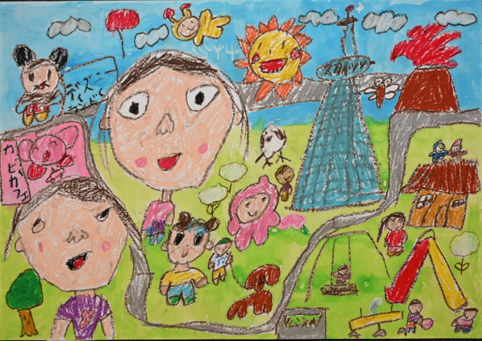 特賞（図画の部）城東小学校　あらさき みずきさんの作品